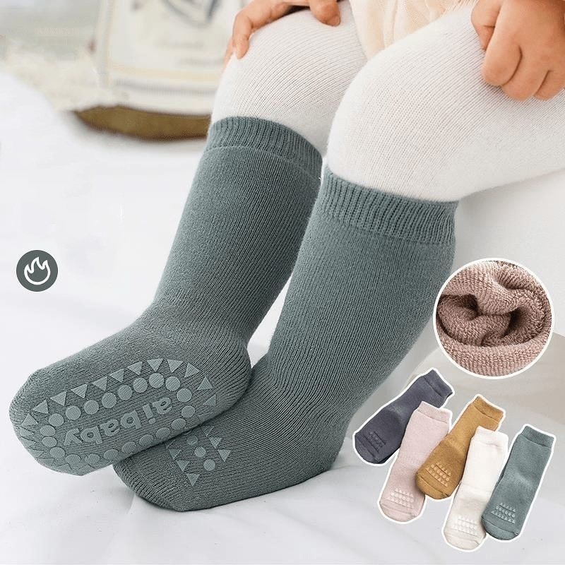 Unisex Baby Socks Non Slip - Thickened Kids Floor Socks Toddler Baby