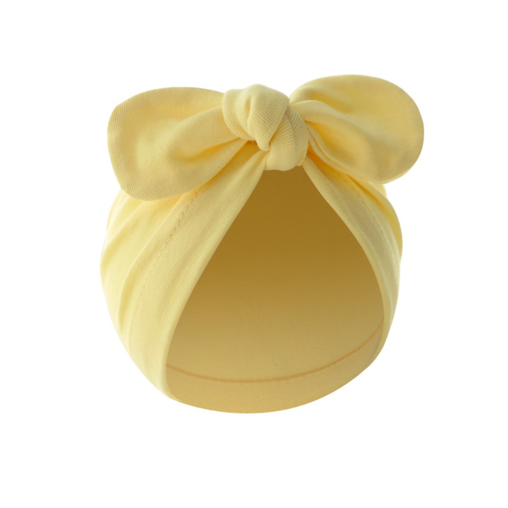 Cute Flower Knot Baby Hat Soli - đánh giá và giá Infant Beanie Hat With Ears