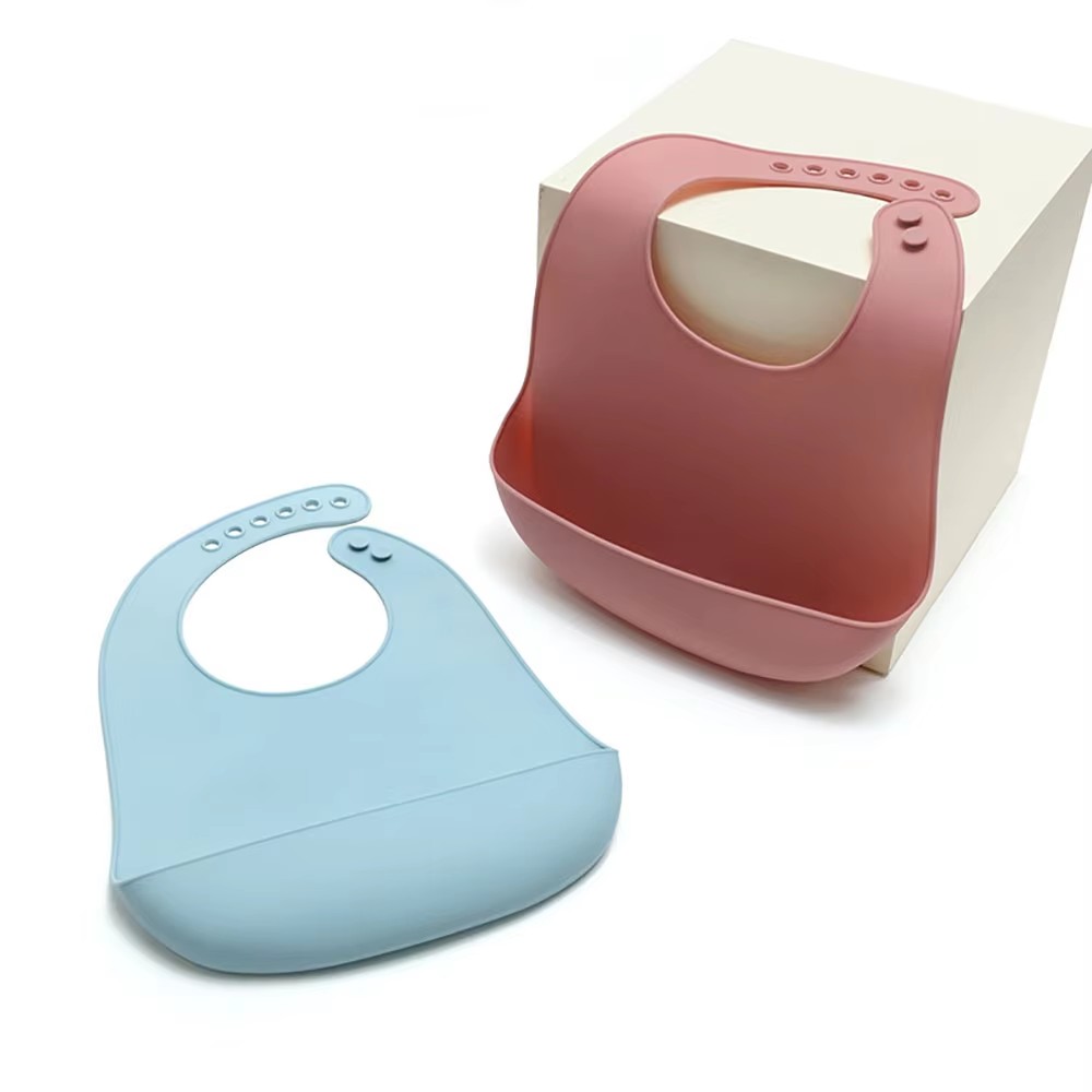 1Pcs Food Grade Silicone Baby  - đánh giá và giá Waterproof Baby Bibs Silicone
