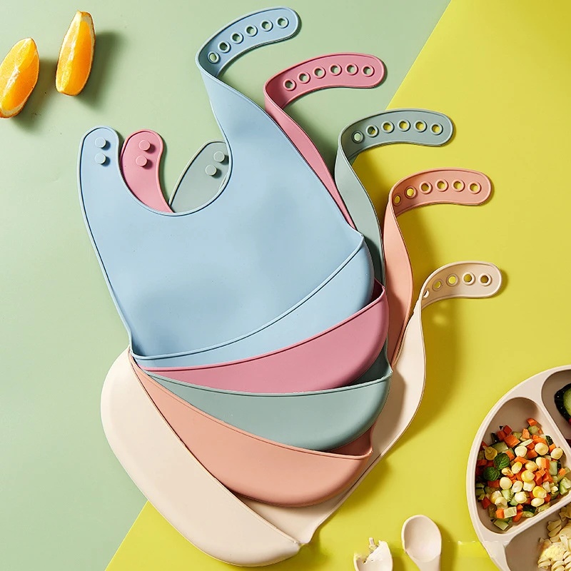 1-5pcs Baby Silicone Bibs Wate - đánh giá và giá Waterproof Baby Bibs Silicone