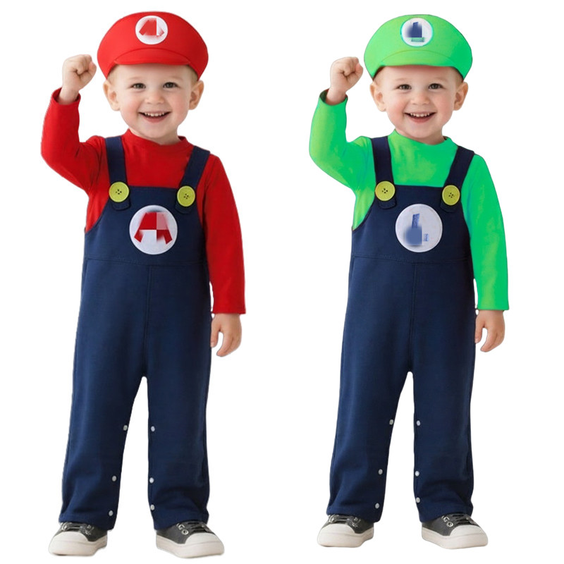 Baby Plumber Costume Red Green - đánh giá và giá Baby Clothes