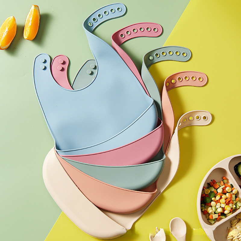 Baby Silicone Bibs Babies Wate - đánh giá và giá Waterproof Baby Bibs Silicone